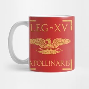 Legio XV Apollinaris SPQR Eagle Emblem Roman Legion Mug